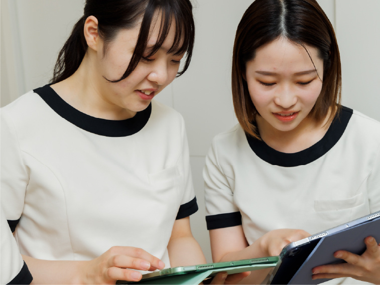 仕事への理解と
サポート体制が整っている