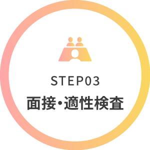 STEP03 面接・適性検査